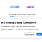 Zoom is making it easy to plug your meeting directly into Twitch