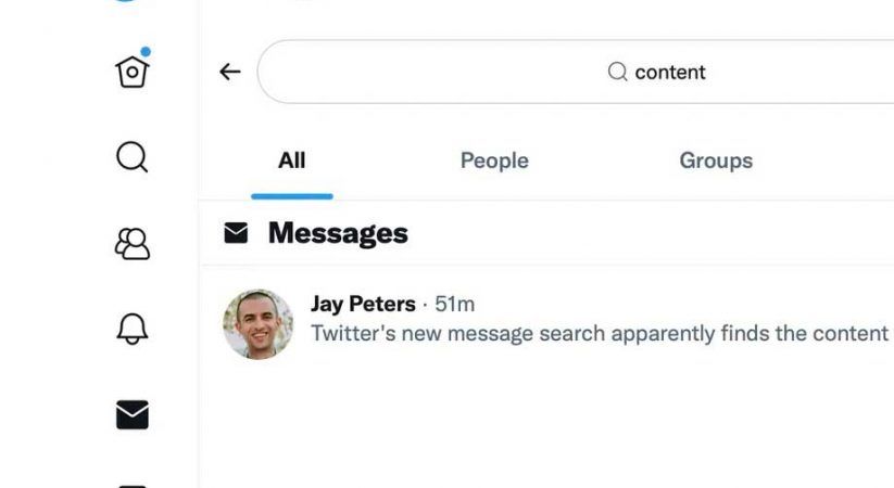 Twitter’s DM search will finally actually help you find conversations